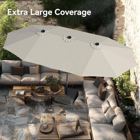 🔥Soon to Be Sold Out!!💝Buy 2 Get 2 Free💥PHI VILLA 15 ft Extra Large Patio Umbrella