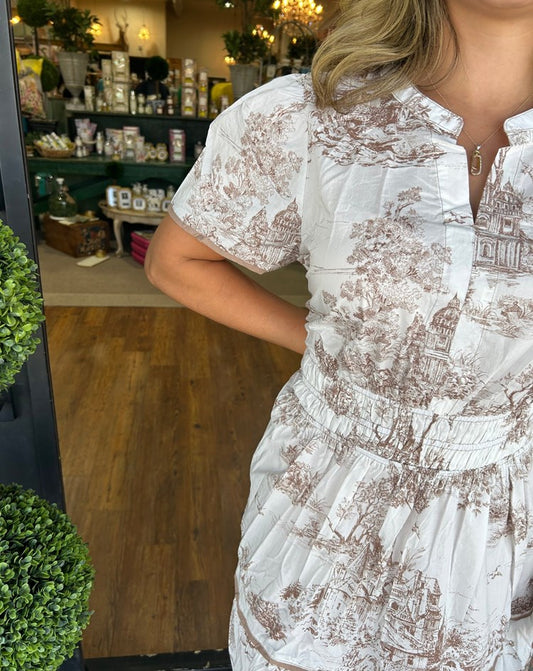 Women's Classic Charm Toile Maxi Dress🔥Buy 2 Free Shipping