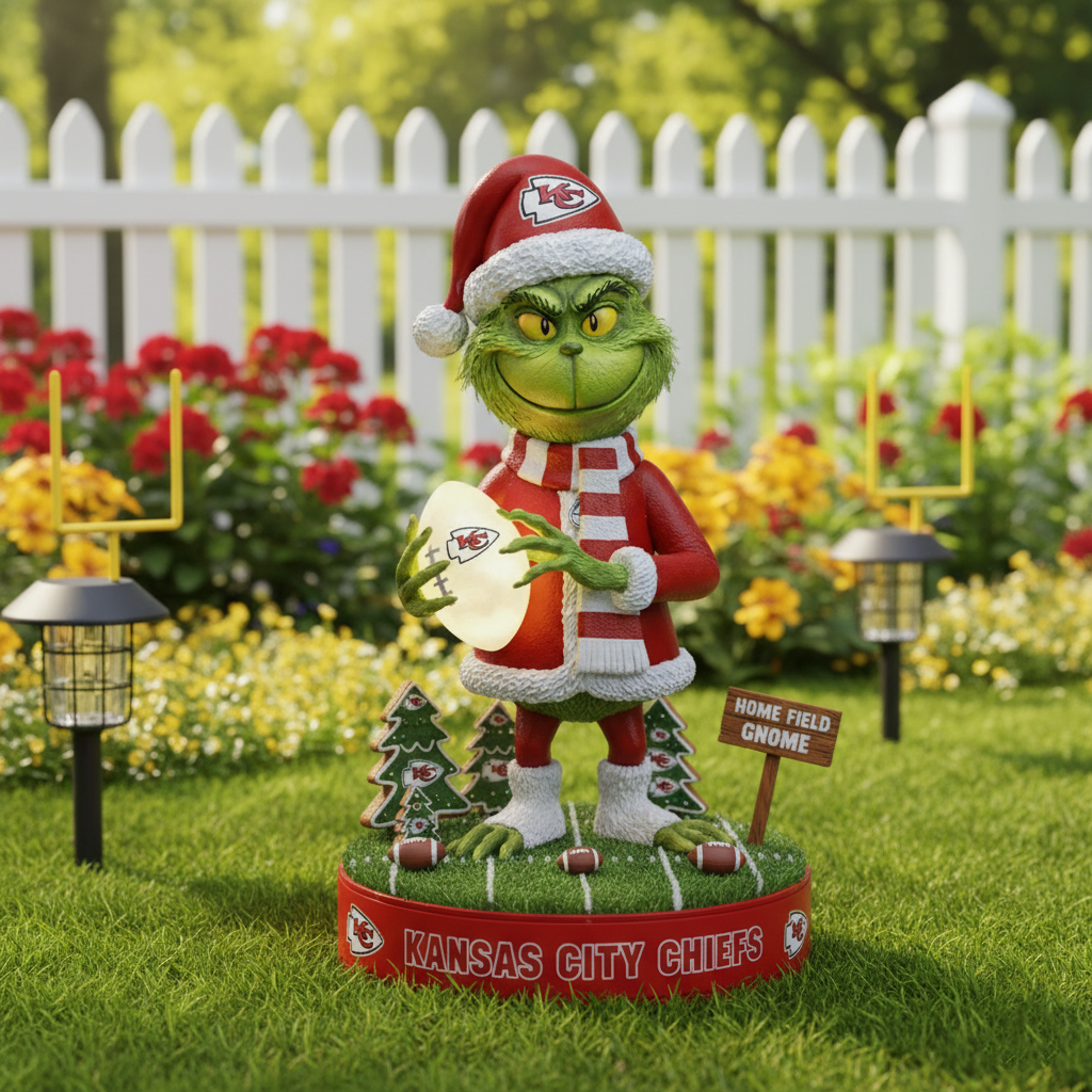Kansas City Chiefs Garden Gnome Collection