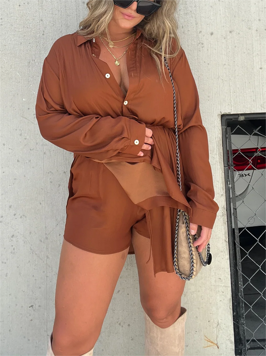 ??New Stain Covered Nights Romper Dress Set (Buy 2 Free Shipping)
