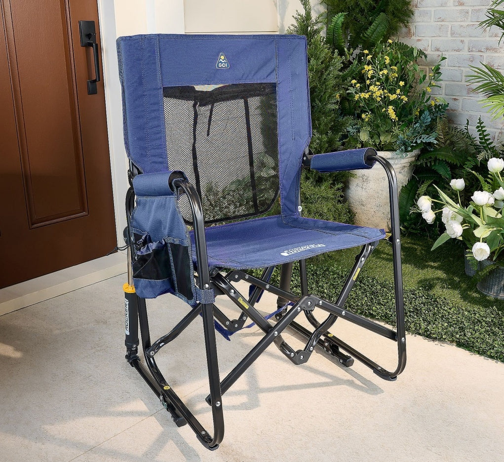 💝Black Friday Sale💝Buy 2 get 4 free,Buy 6 for only $43.98💥GCI Outdoor Pack Away Portable Rocking Chair✅350-lb Weight Capacity