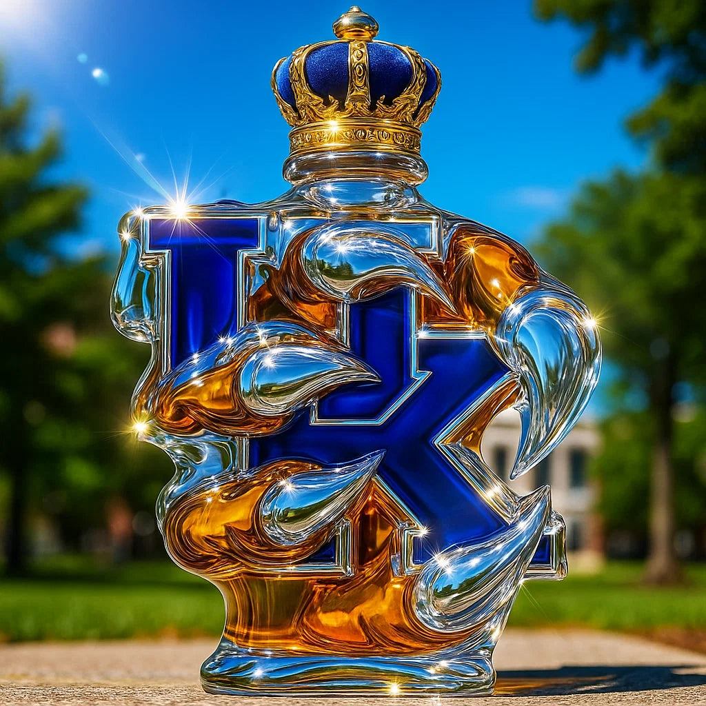 💝𝗧𝗼𝗱𝗮𝘆'𝘀 𝗦𝗽𝗲𝗰𝗶𝗮𝗹𝘀 $26.99💝University of Kentucky Wildcats Collector's Edition Whiskey Bottle