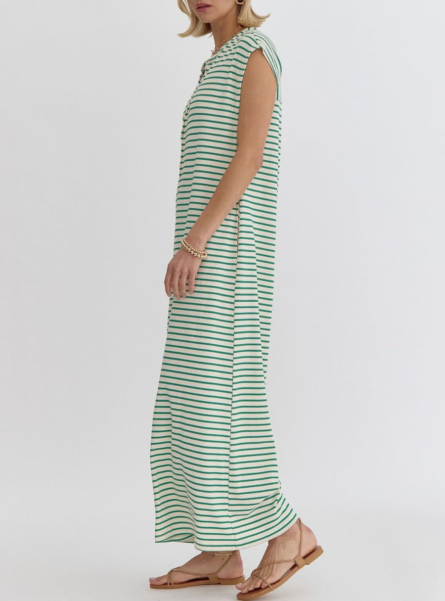 Women's Stripe Wide Leg Jumpsuit(Buy 2 Free Shipping)