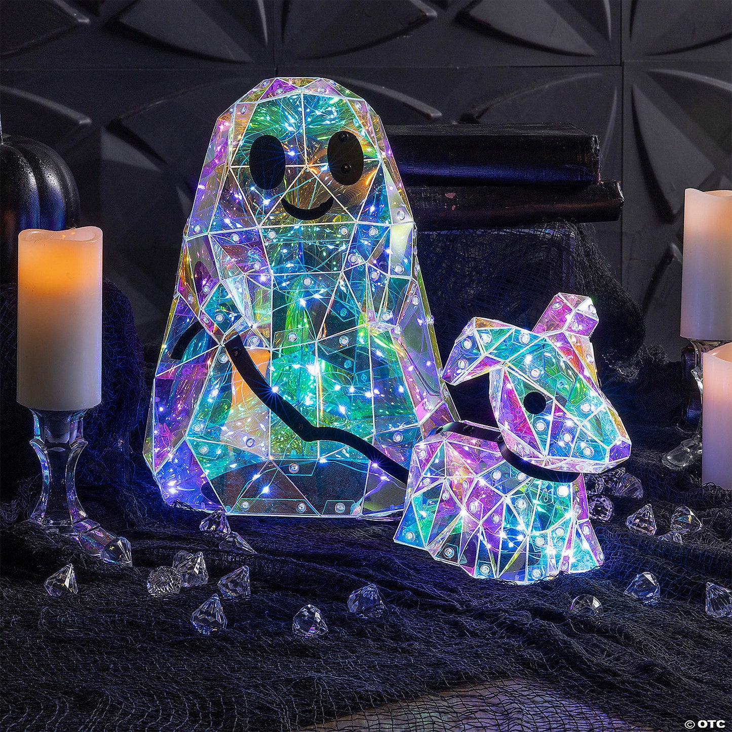 🎅 Early Christmas Sale 🎅✨Halloween/Christmas Regular Holographic In/Outdoor Figure with Remote