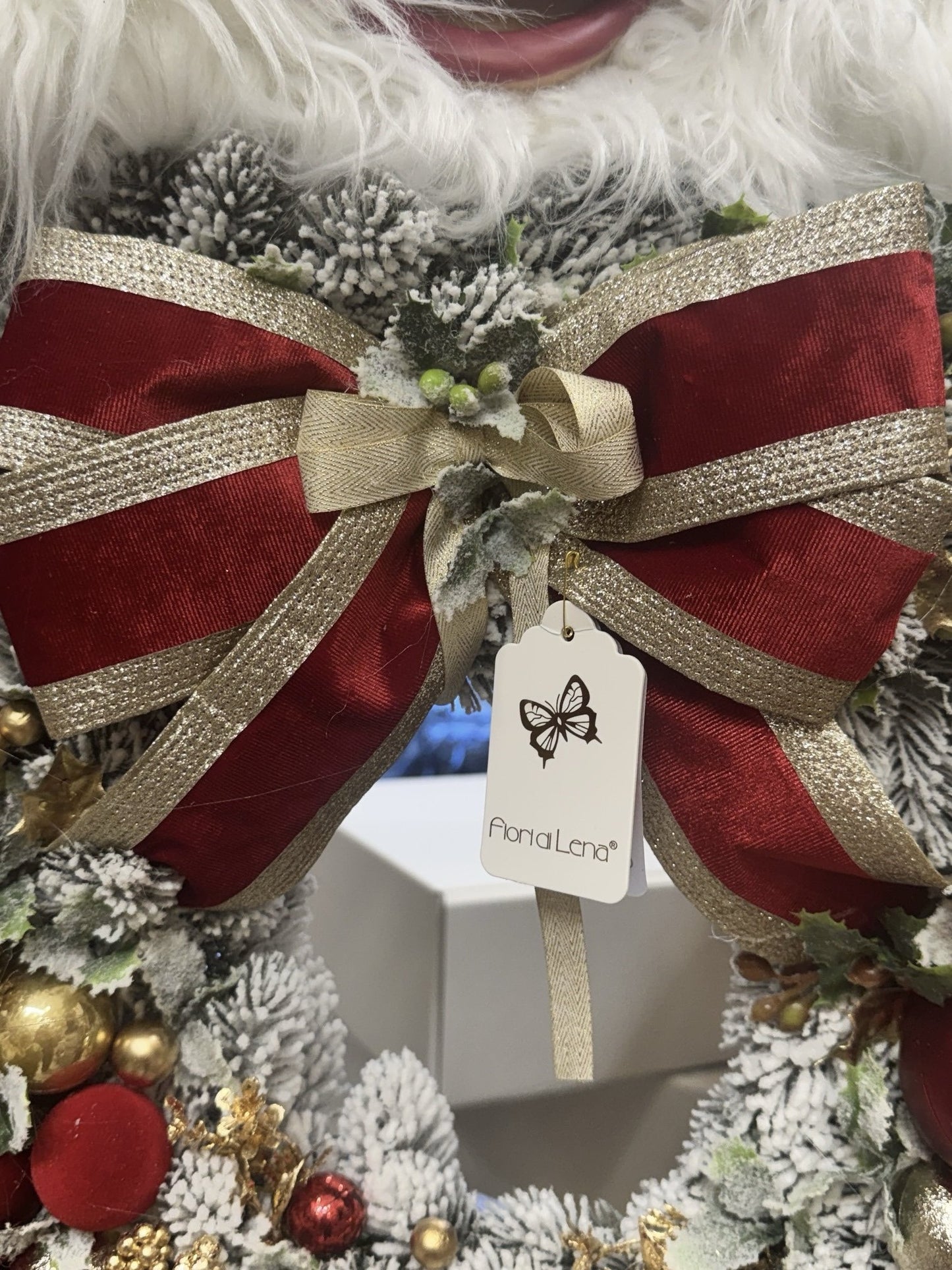 Santa Face Wreath