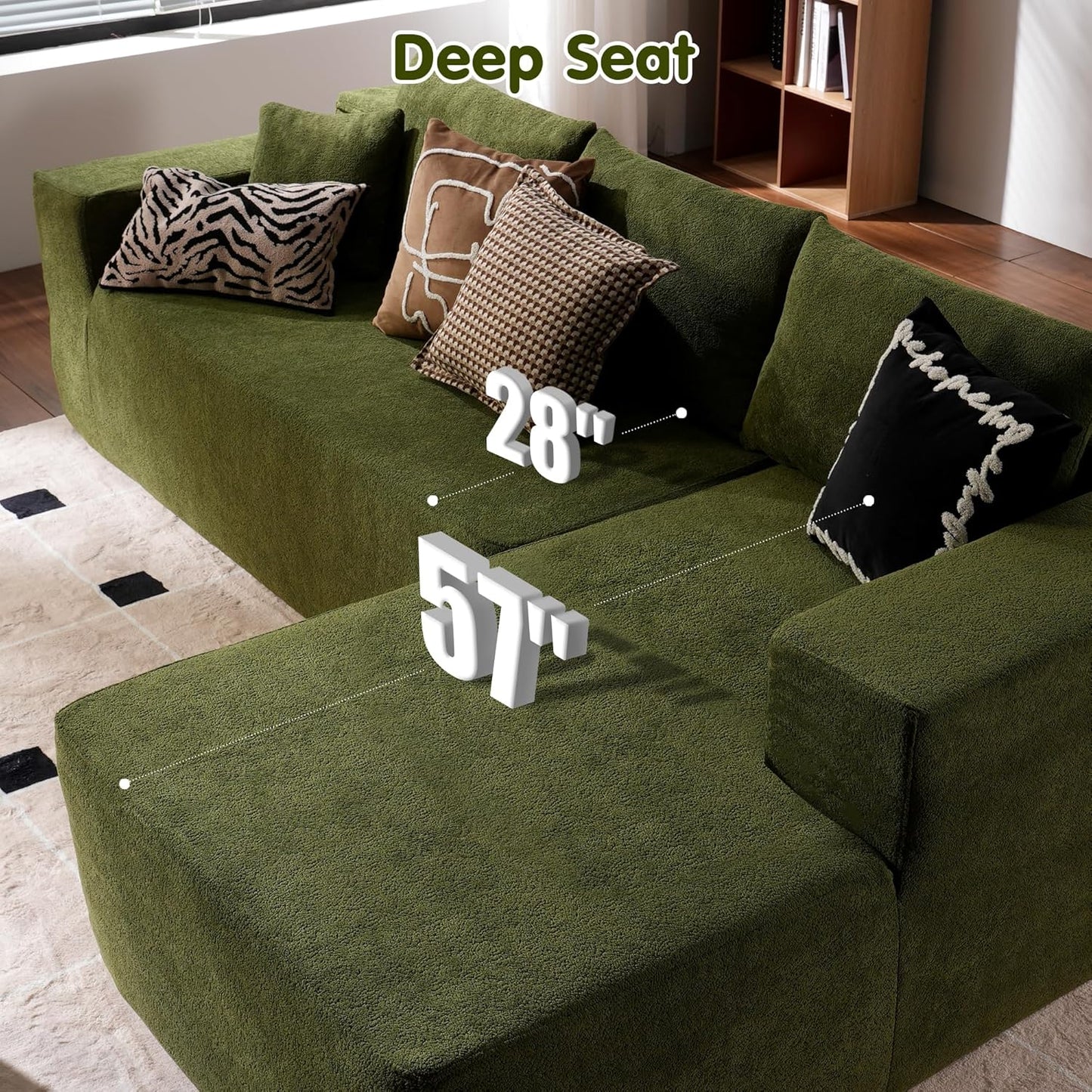💥Last Day $33.99! 🔥2025 Minimalist L-Shape Couch