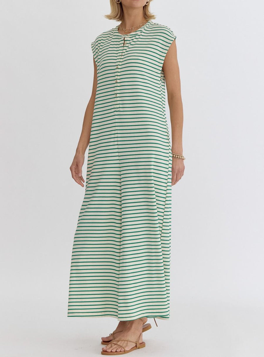 Women's Stripe Wide Leg Jumpsuit(Buy 2 Free Shipping)
