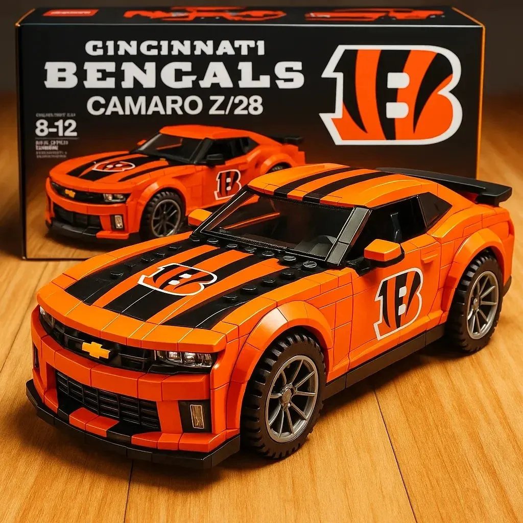 🔥Buy 2 Get 2 Free 🔥 -Limited Edition🏈Football Team Camaro Z/28 Building Block