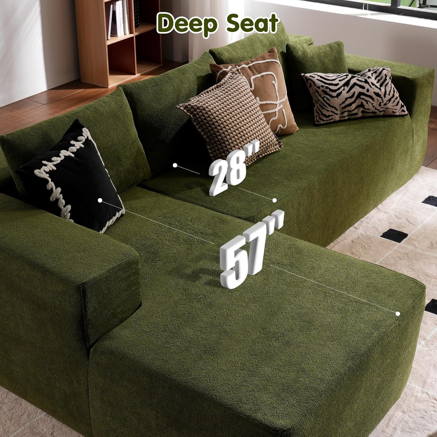 💥Last Day $33.99! 🔥2025 Minimalist L-Shape Couch