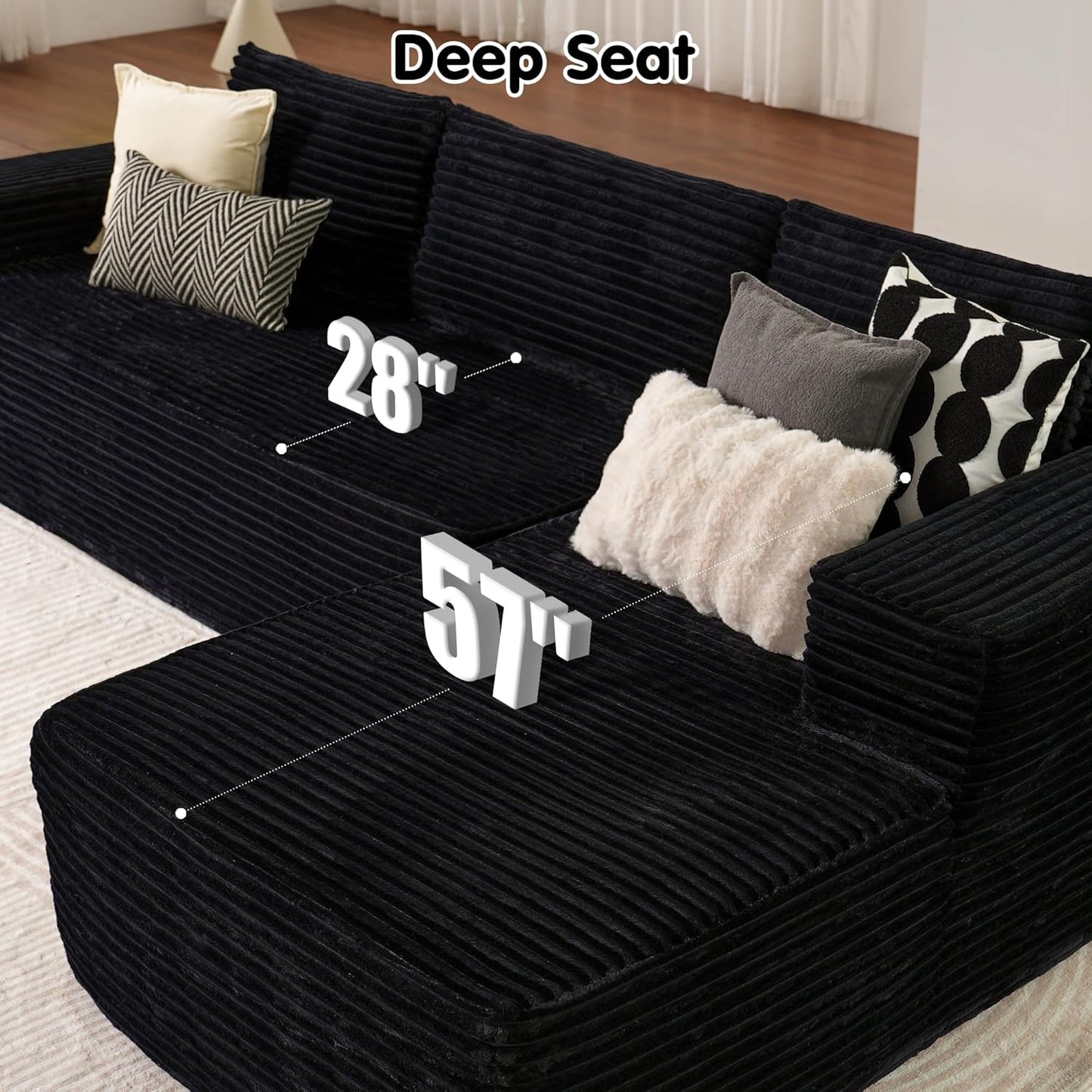 💥Last Day $33.99! 🔥2025 Minimalist L-Shape Couch