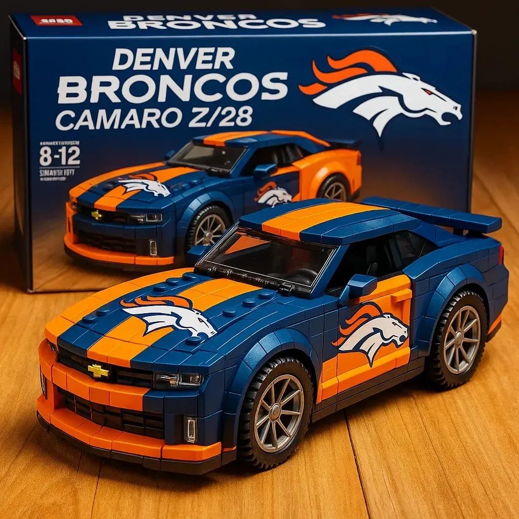 🔥Buy 2 Get 2 Free 🔥 -Limited Edition🏈Football Team Camaro Z/28 Building Block