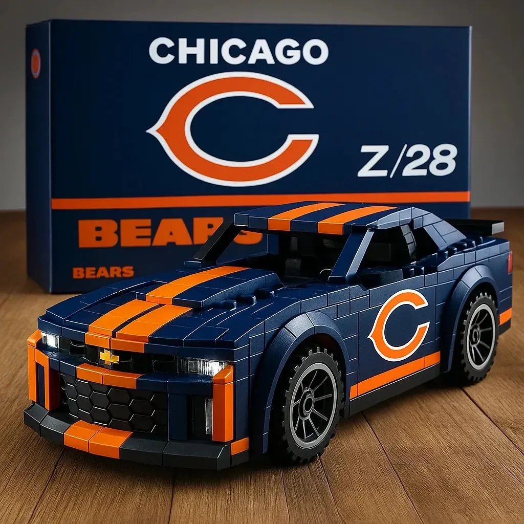 🔥Buy 2 Get 2 Free 🔥 -Limited Edition🏈Football Team Camaro Z/28 Building Block