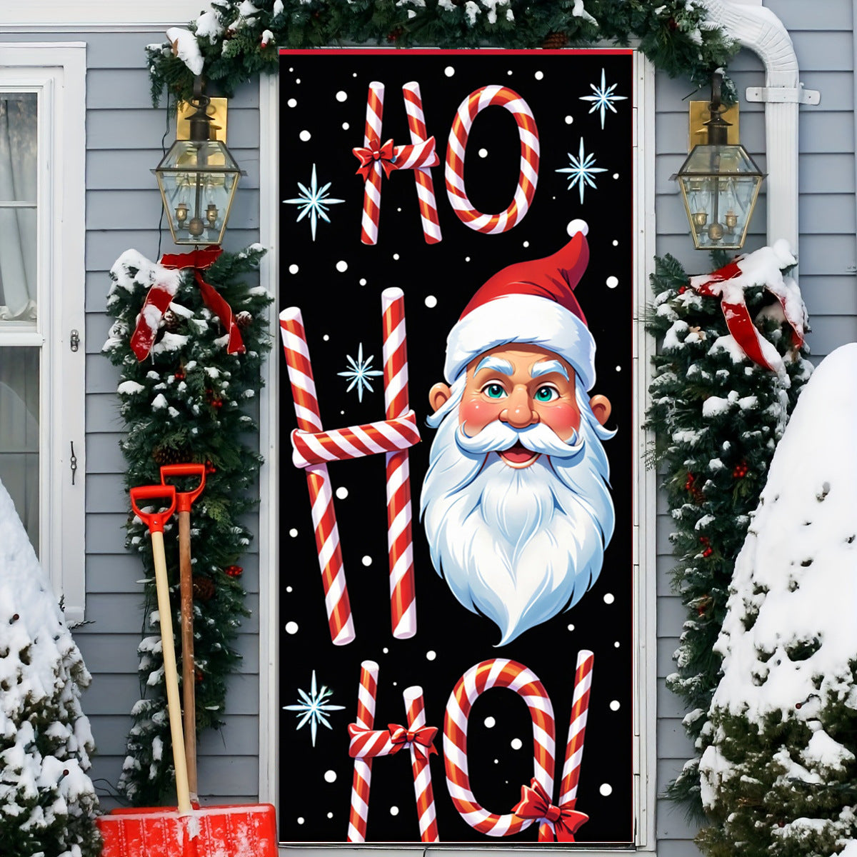 50% OFF🌟2025 Christmas and Halloween Door Cover
