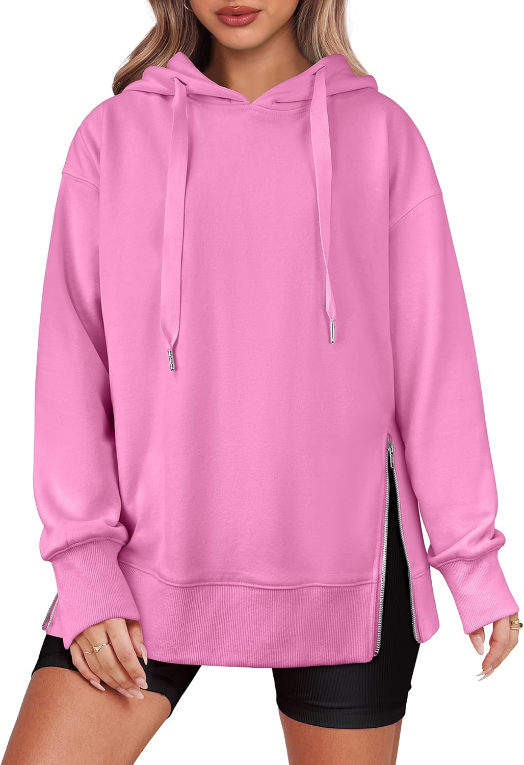 2025 Women's Side Zipper Oversized Hoodies (Buy 2 Free Shipping)