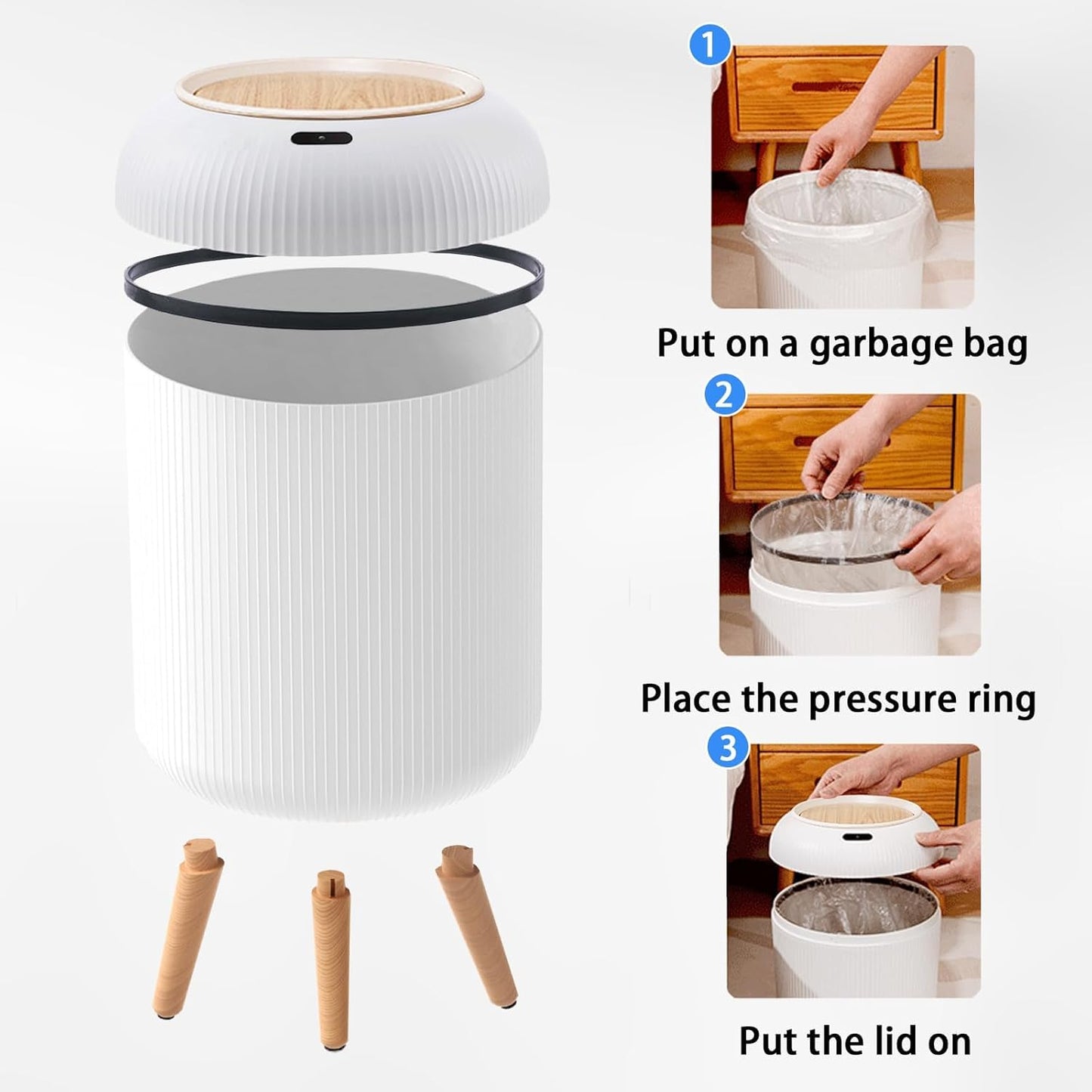 💝𝗧𝗼𝗱𝗮𝘆'𝘀 𝗦𝗽𝗲𝗰𝗶𝗮𝗹𝘀💥3 Gallon / 11 L Automatic Bathroom Trash Can