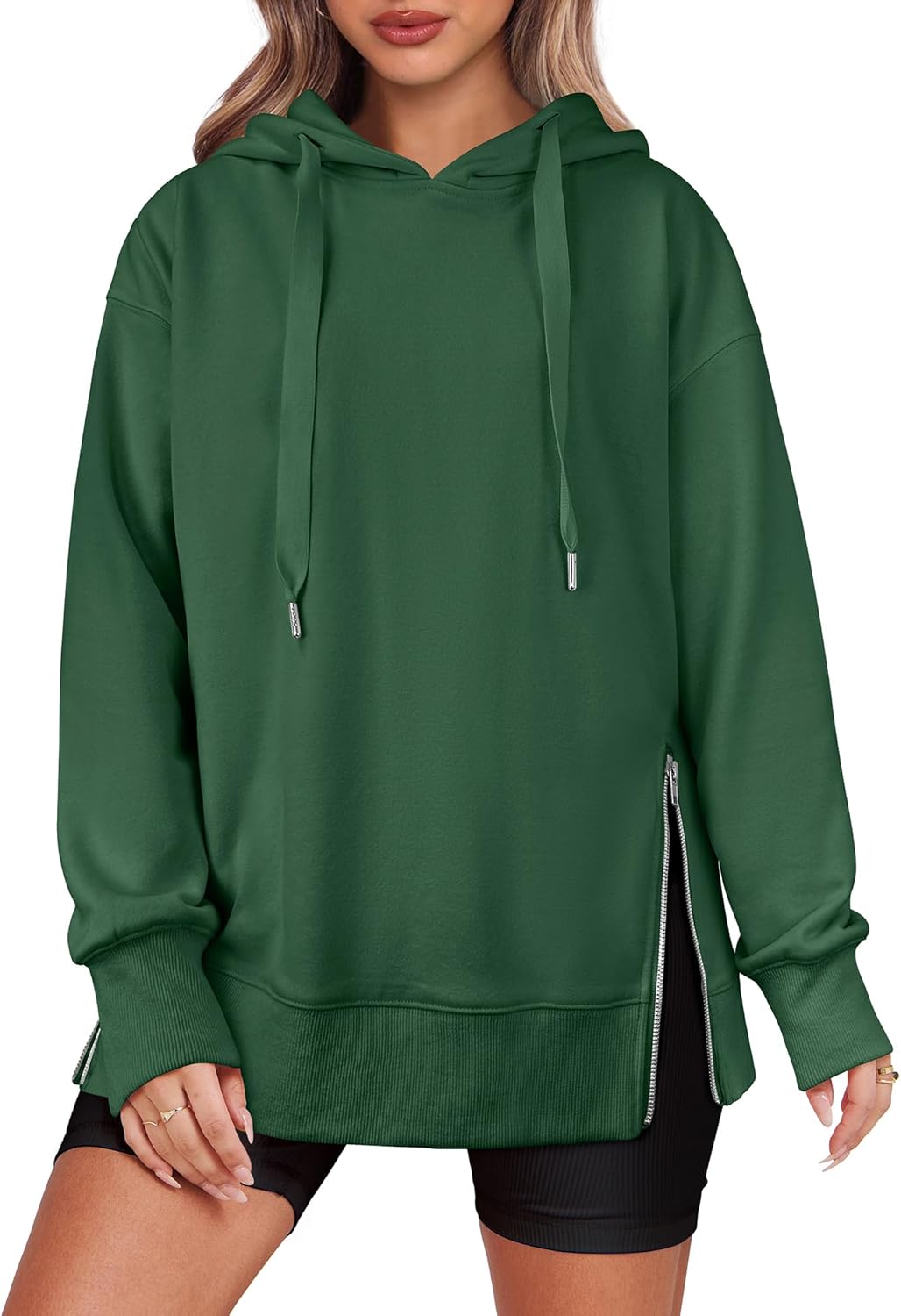 2025 Women's Side Zipper Oversized Hoodies (Buy 2 Free Shipping)