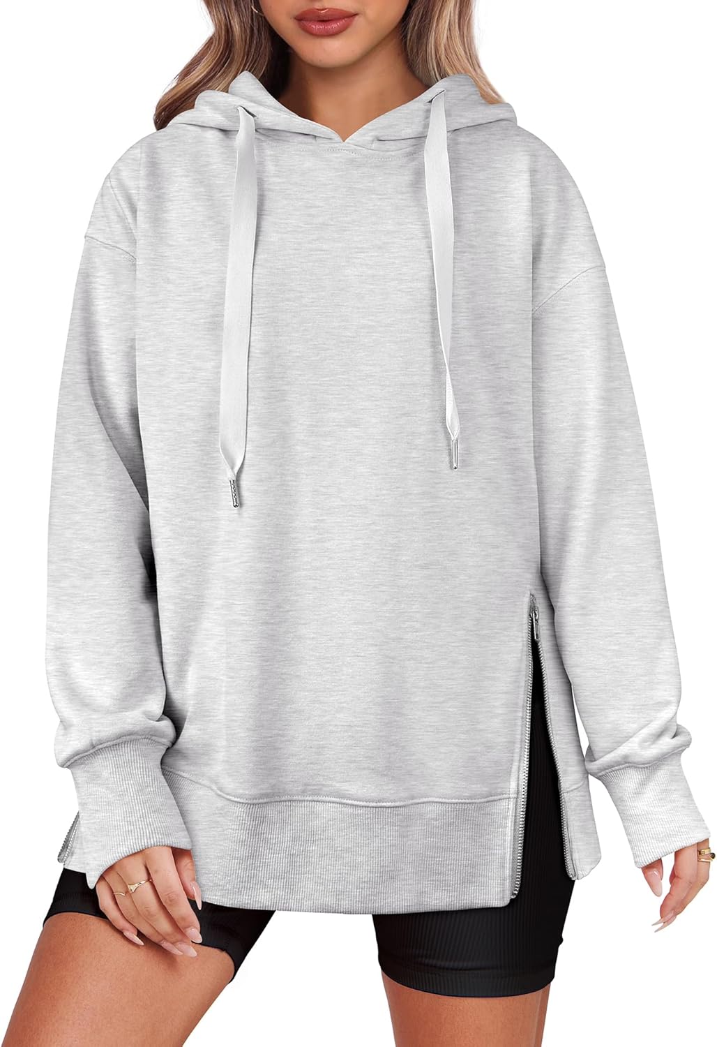 2025 Women's Side Zipper Oversized Hoodies (Buy 2 Free Shipping)