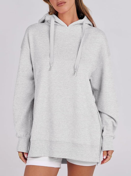 2025 Women's Side Zipper Oversized Hoodies (Buy 2 Free Shipping)