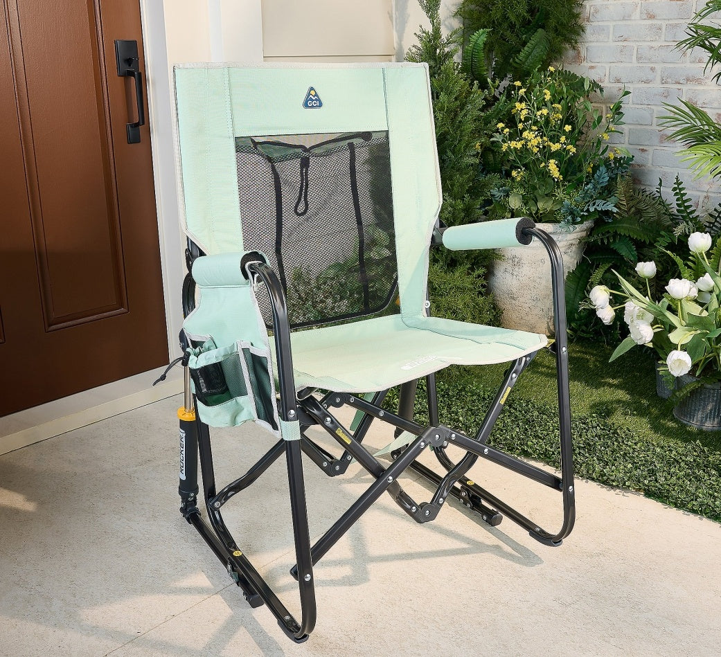💝Black Friday Sale💝Buy 2 get 4 free,Buy 6 for only $43.98💥GCI Outdoor Pack Away Portable Rocking Chair✅350-lb Weight Capacity