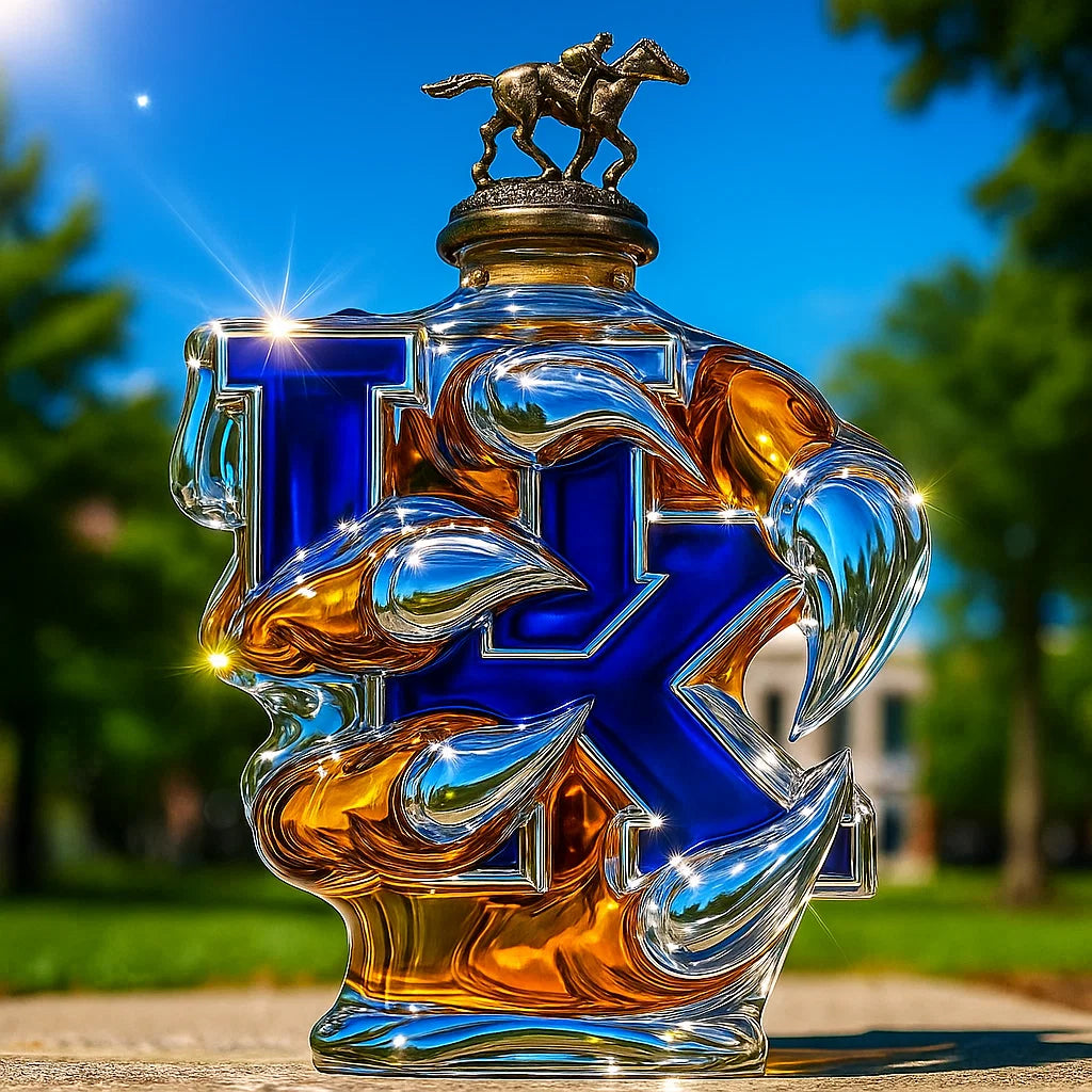 💝𝗧𝗼𝗱𝗮𝘆'𝘀 𝗦𝗽𝗲𝗰𝗶𝗮𝗹𝘀 $26.99💝University of Kentucky Wildcats Collector's Edition Whiskey Bottle