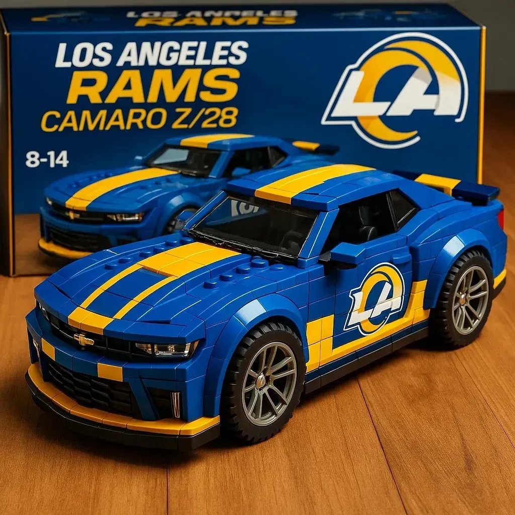 🔥Buy 2 Get 2 Free 🔥 -Limited Edition🏈Football Team Camaro Z/28 Building Block