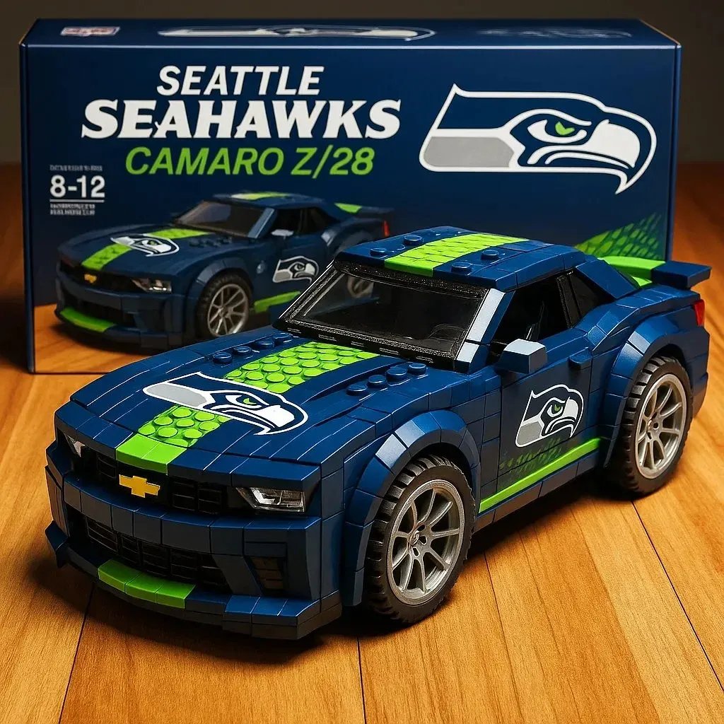 🔥Buy 2 Get 2 Free 🔥 -Limited Edition🏈Football Team Camaro Z/28 Building Block