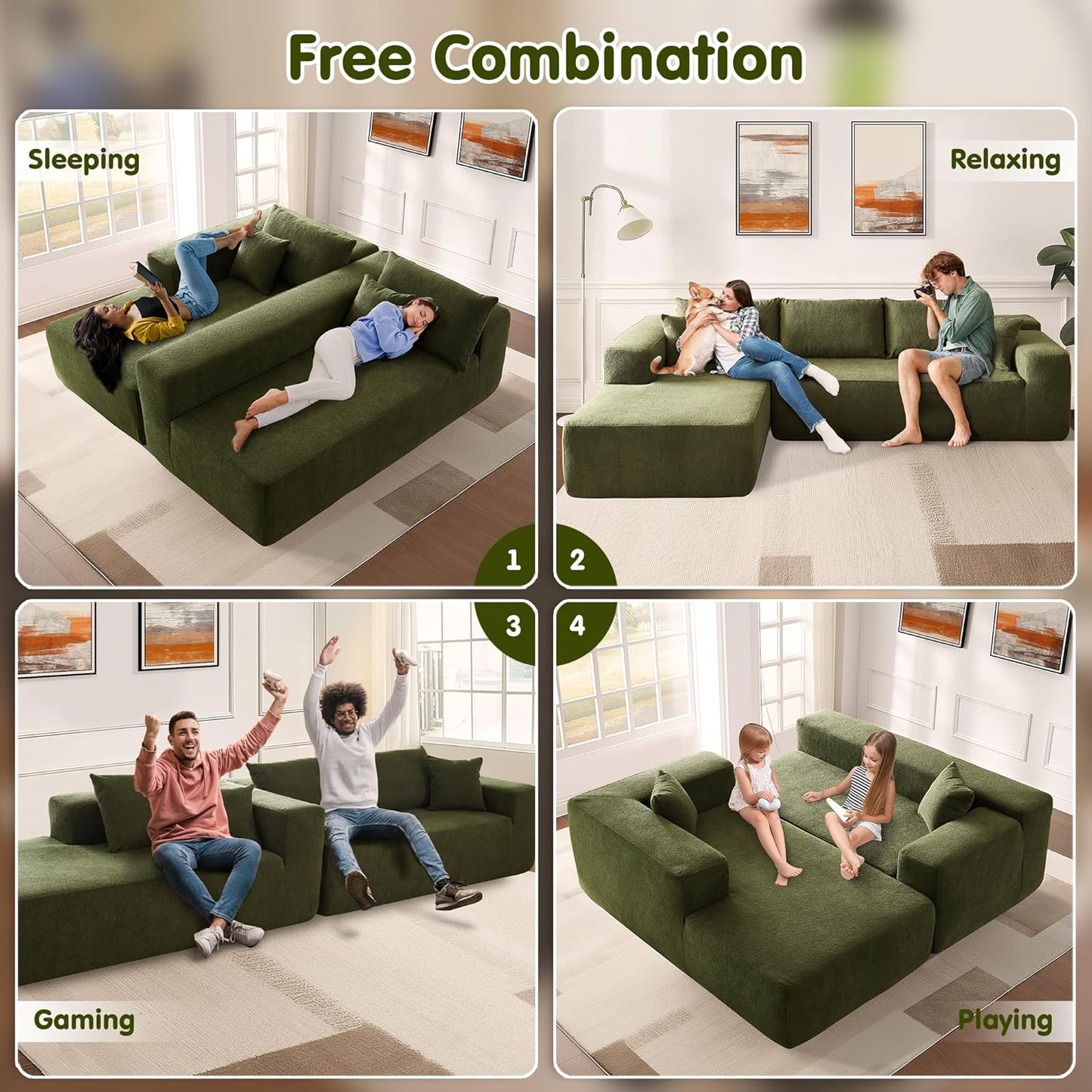 💥Last Day $33.99! 🔥2025 Minimalist L-Shape Couch