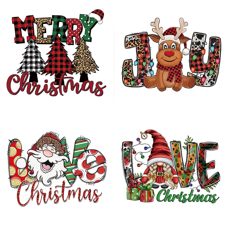 🎄 15PCS Christmas Mystery DTF Transfer Bundle 🎅🔥for T-Shirts, Totes & DIY Gifts