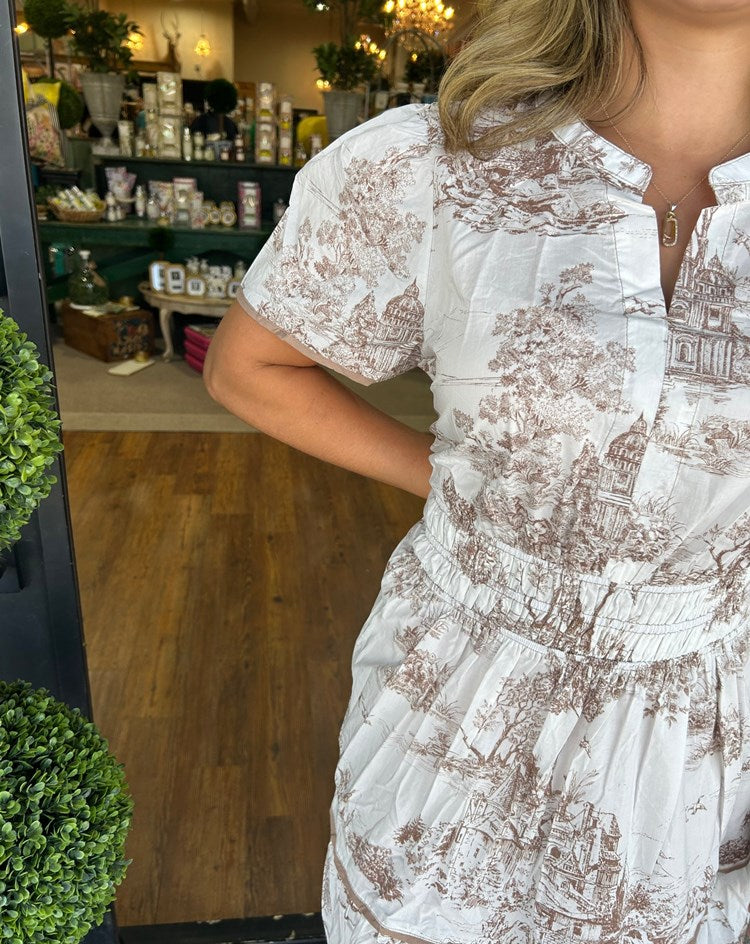 Women's Classic Charm Toile Maxi Dress🔥Buy 2 Free Shipping