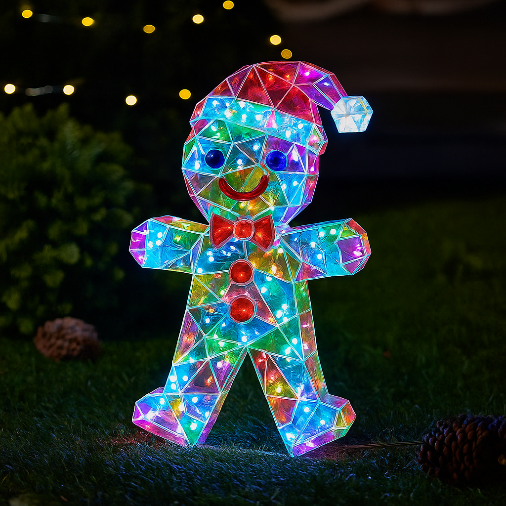 🎅 Early Christmas Sale 🎅✨Halloween/Christmas Regular Holographic In/Outdoor Figure with Remote