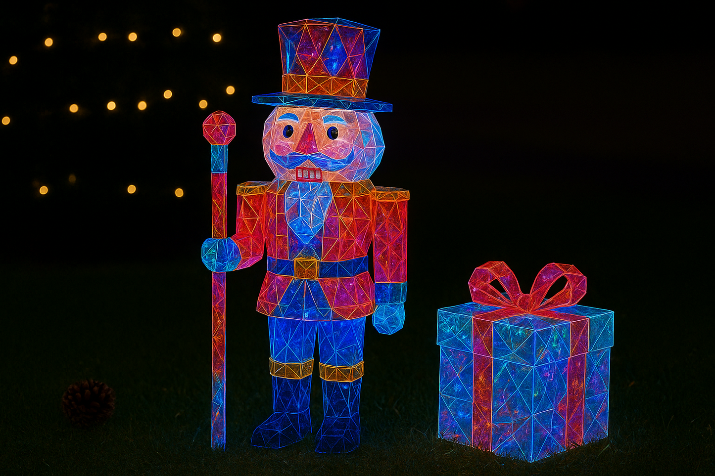 🎅 Early Christmas Sale 🎅✨Halloween/Christmas Regular Holographic In/Outdoor Figure with Remote