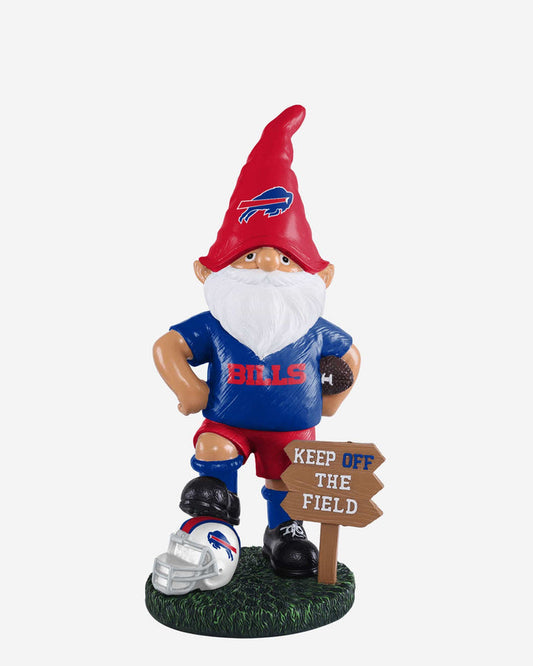 Buffalo Bills Football Gnome – "Keep Off the Field" Edition