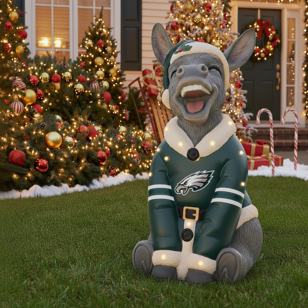 NFL Team Inflatable Holiday Donkey Decoration