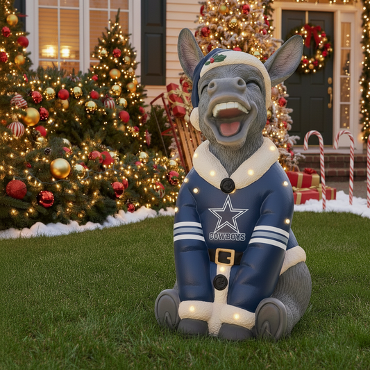 NFL Team Inflatable Holiday Donkey Decoration