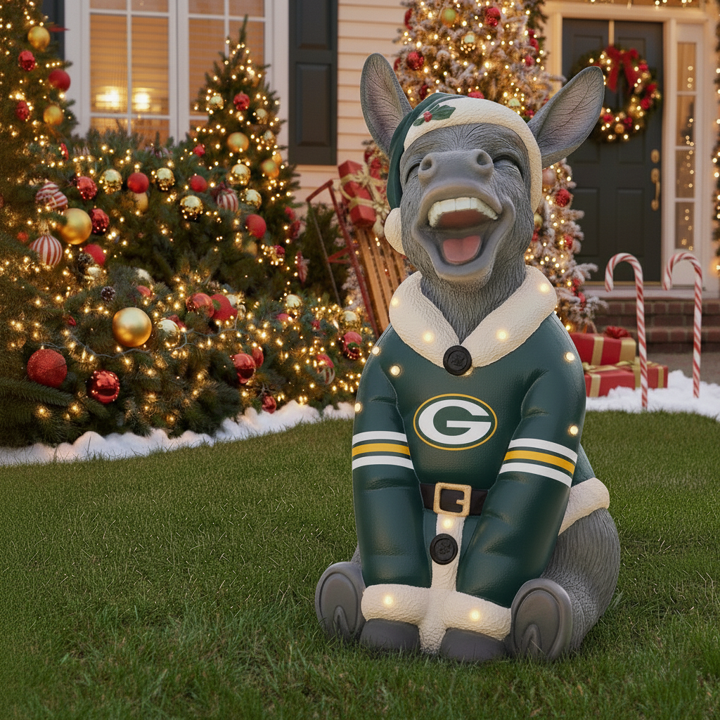 NFL Team Inflatable Holiday Donkey Decoration