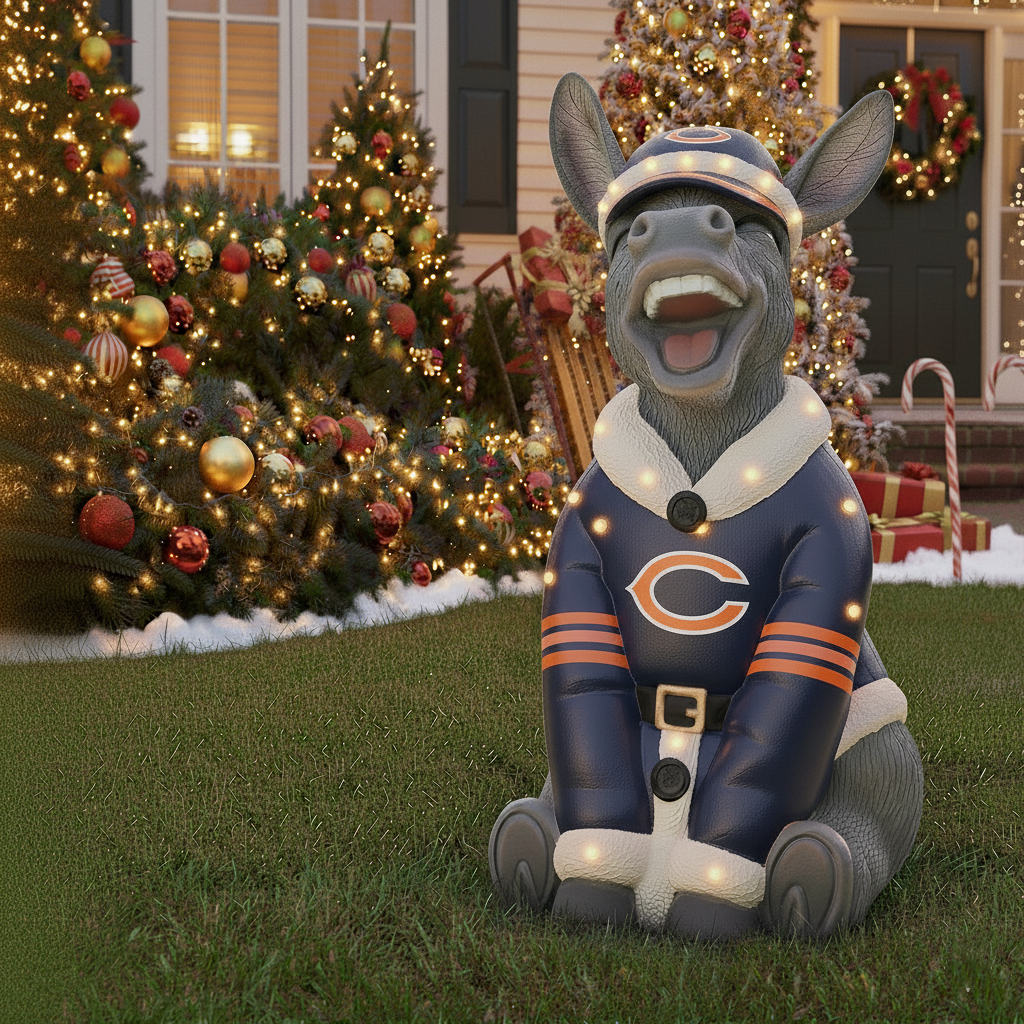 NFL Team Inflatable Holiday Donkey Decoration