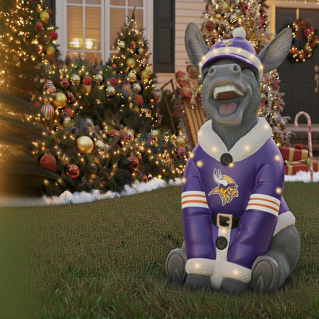NFL Team Inflatable Holiday Donkey Decoration