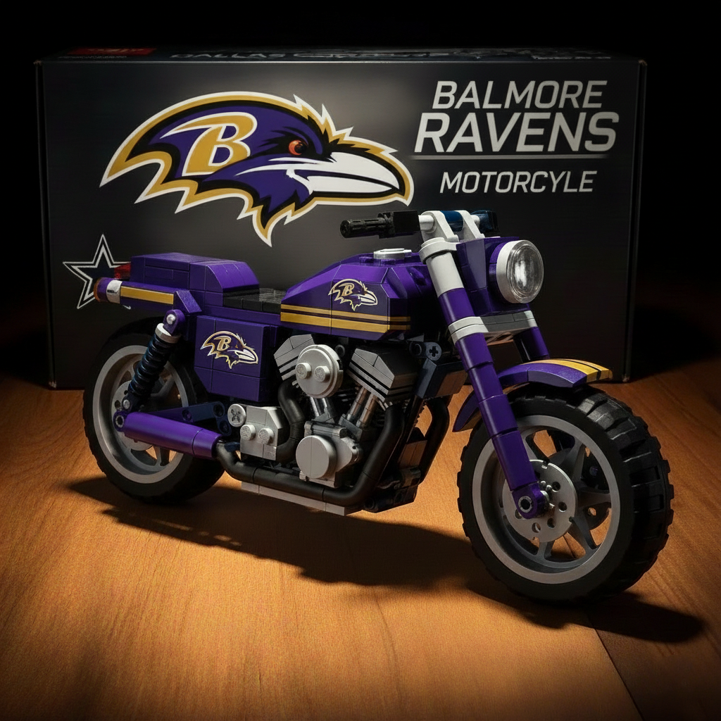 🔥Buy 2 Get 2 Free 🔥🏈NFL Team  Motorcycle- Collectible Building Blocks Series
