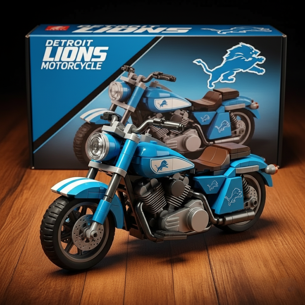 🔥Buy 2 Get 2 Free 🔥🏈NFL Team  Motorcycle- Collectible Building Blocks Series