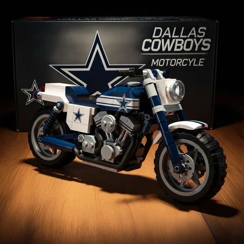 🔥Buy 2 Get 2 Free 🔥🏈NFL Team  Motorcycle- Collectible Building Blocks Series