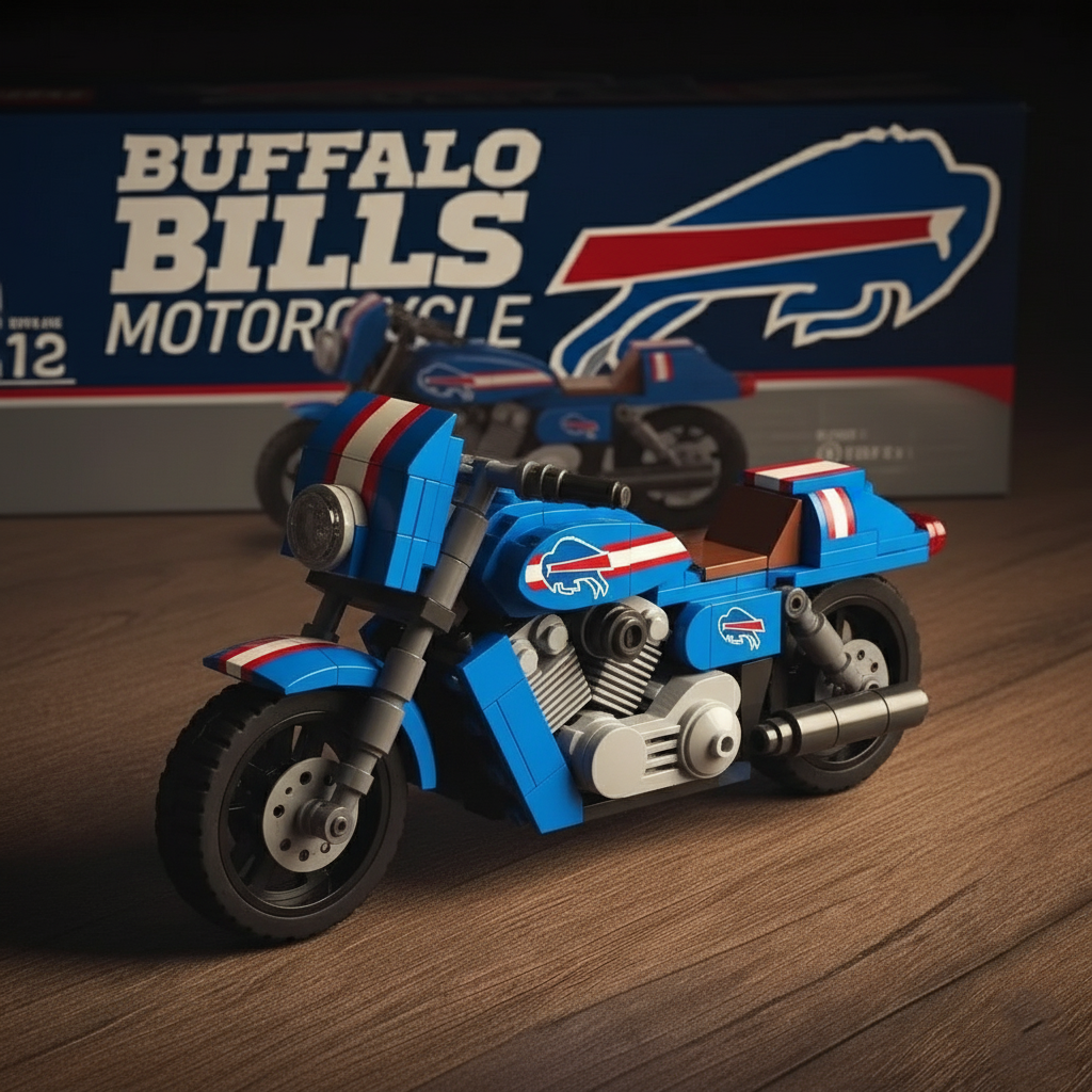 🔥Buy 2 Get 2 Free 🔥🏈NFL Team  Motorcycle- Collectible Building Blocks Series