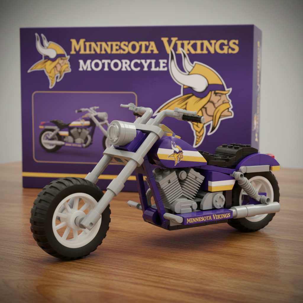🔥Buy 2 Get 2 Free 🔥🏈NFL Team  Motorcycle- Collectible Building Blocks Series