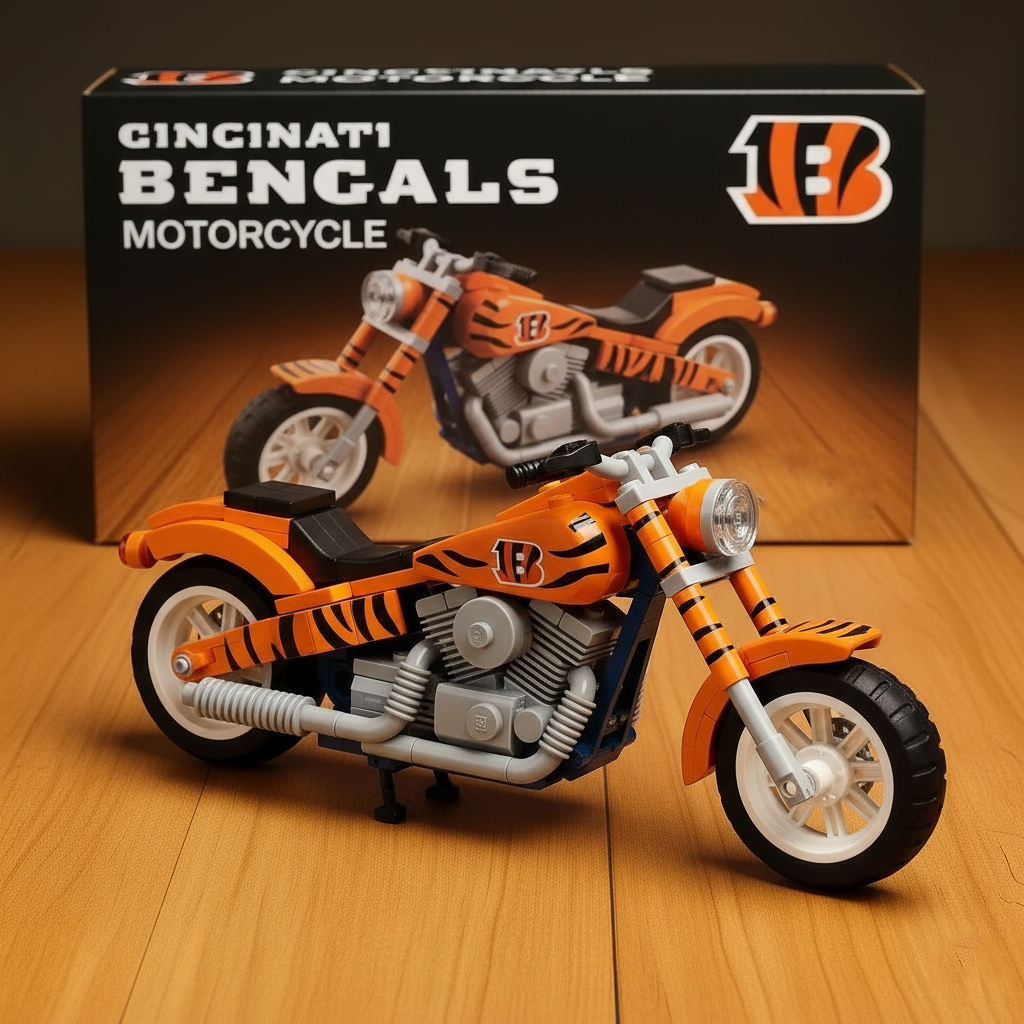 🔥Buy 2 Get 2 Free 🔥🏈NFL Team  Motorcycle- Collectible Building Blocks Series
