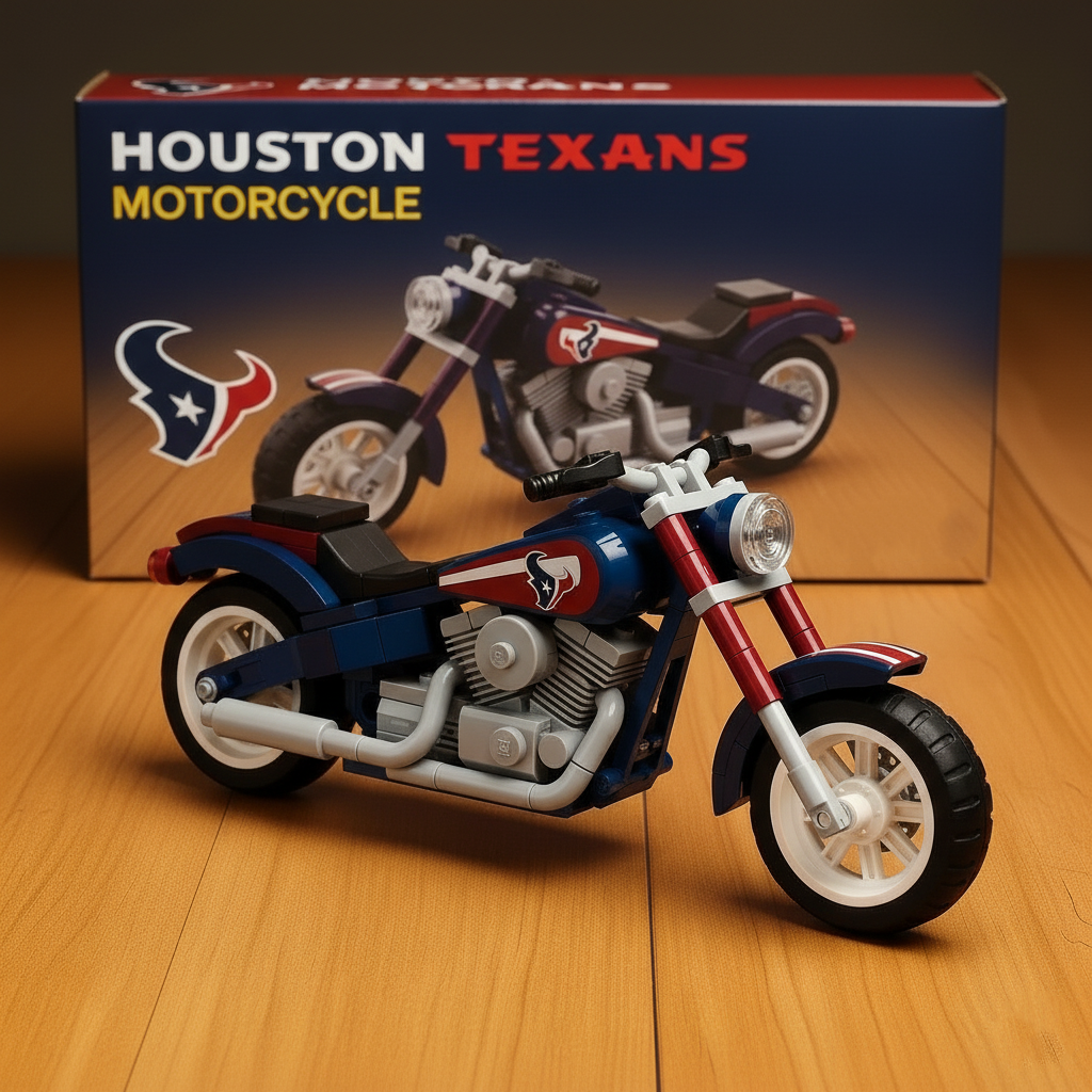 🔥Buy 2 Get 2 Free 🔥🏈NFL Team  Motorcycle- Collectible Building Blocks Series