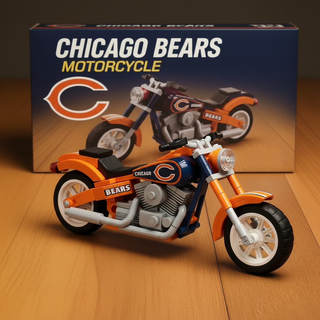 🔥Buy 2 Get 2 Free 🔥🏈NFL Team  Motorcycle- Collectible Building Blocks Series
