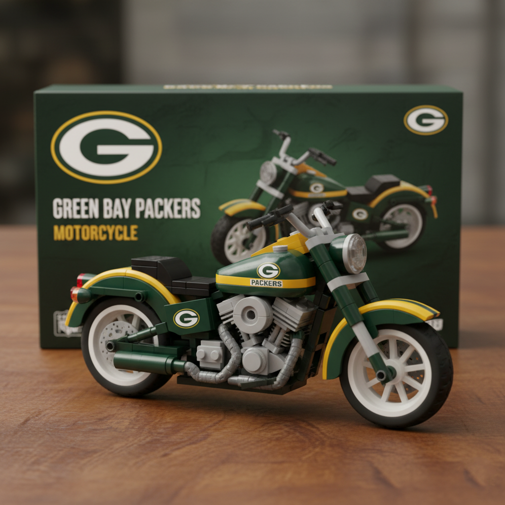 🔥Buy 2 Get 2 Free 🔥🏈NFL Team  Motorcycle- Collectible Building Blocks Series