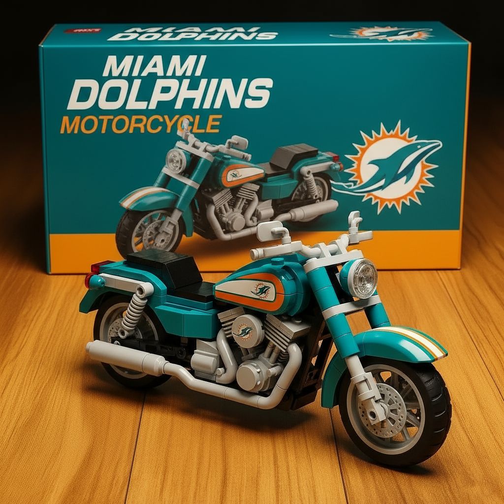 🔥Buy 2 Get 2 Free 🔥🏈NFL Team  Motorcycle- Collectible Building Blocks Series