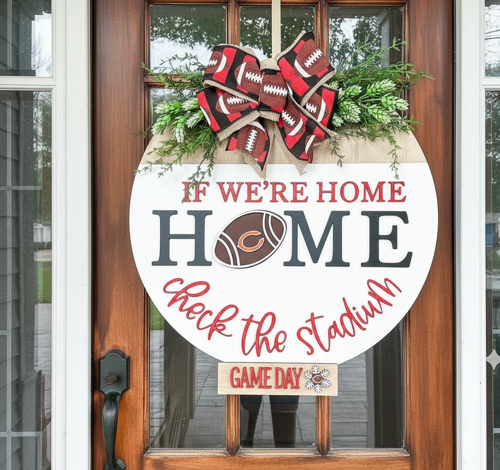 Chicago Bears Seasonal Door Hanger