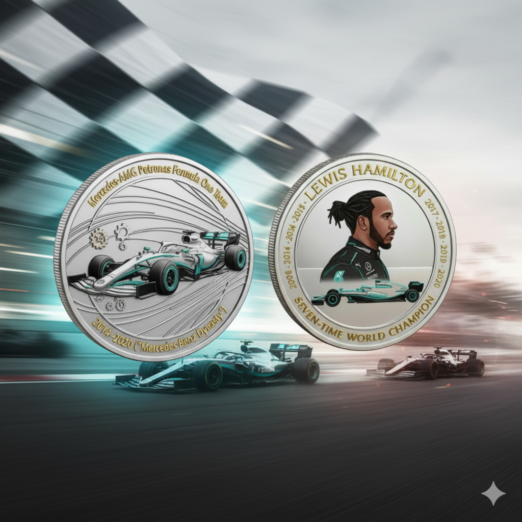 Mercedes F1 Commemorative Coin