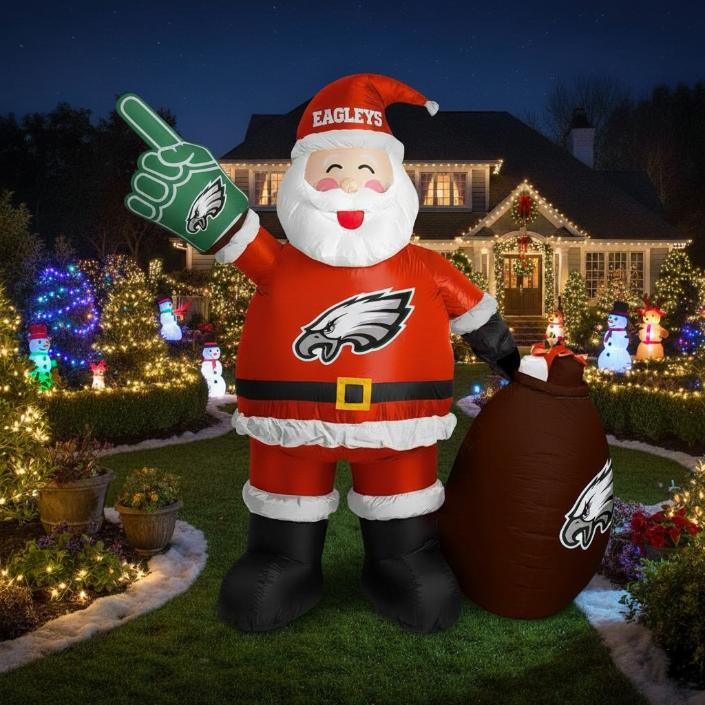 Inflatable Santa Claus - Festive Holiday Lawn Decoration